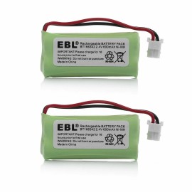 For AT&T, For Vtech EBL BT166342 Battery For AT&T VTech BT266342 BT183342 Cordless Home Phone Lot - 2x Batteries