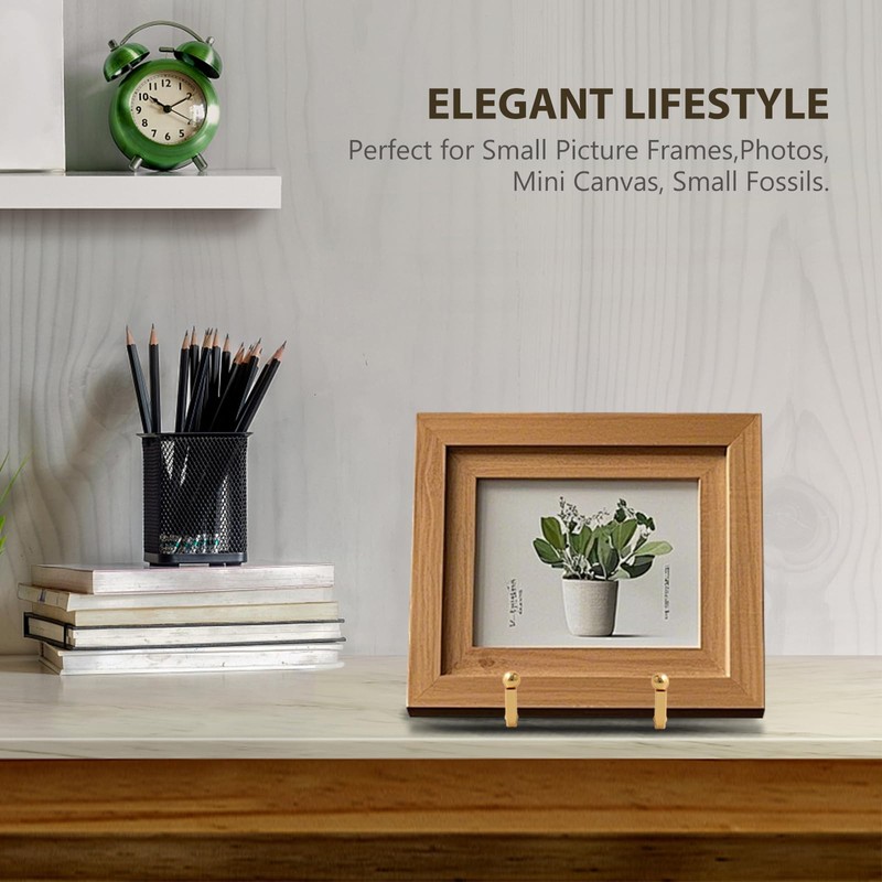 Plate Holder Easel Display Stand - 3 inch Metal Plate