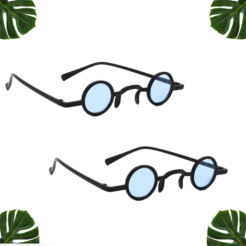 SAFIGLE 2pairs Retro Funny Sunglasses for Men Women Decor Glasses