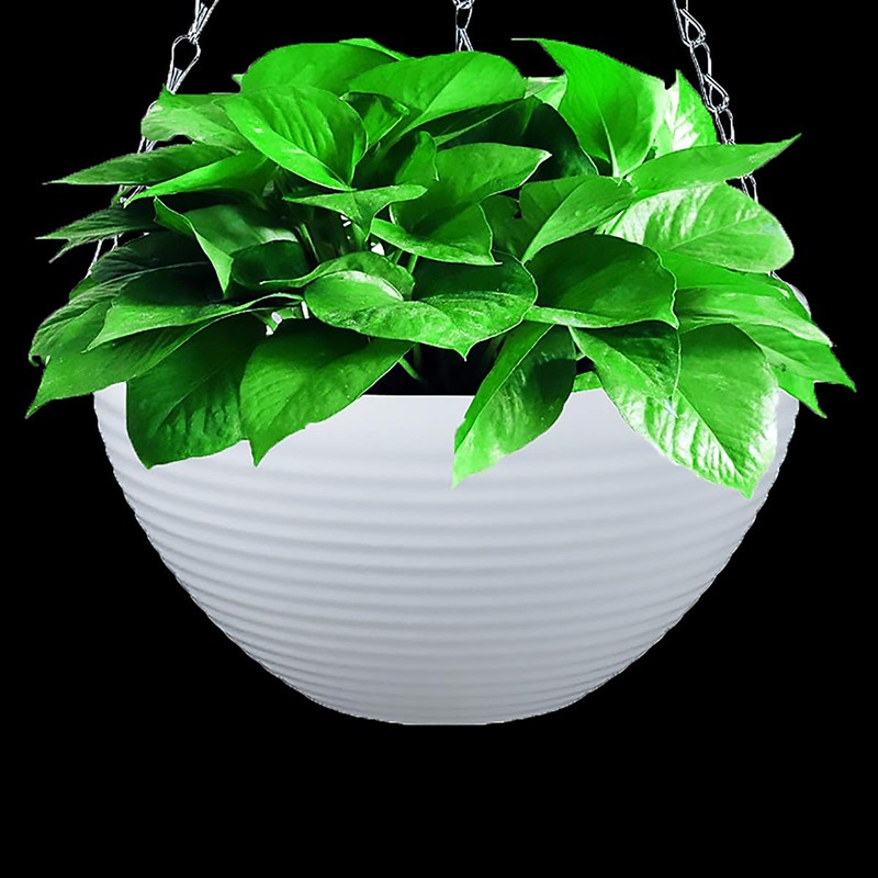 Foraineam Set of 7 Colors Self-Watering Hanging Planter Indoor Outdoor