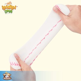 IPIDIPI TOYS Baseballs Pull, Stretch, Squeeze Fidget Balls – Squishy & Sticky Sensory Balls, Goodie Bag Stuffers, Birthday Party Prize – Baseball Sports Theme, Pack of 3