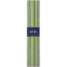 (Set Product) Kayuragi Green Tea Stick 40 pcs with Incense Stand x 3 pcs