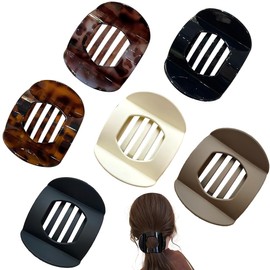 GGUFAY 6Pcs Haarspangen Damen, Groß Haarklammer Französische, Rutschfest Haarspange, Haarklammern Elegant für Damen und Mädchen