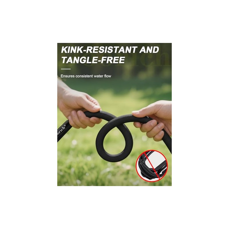 Flexible and Lightweight Garden Hose - 50 FT Durable TPU