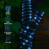 ANJAYLIA 33FT 100 LED Solar Rope Lights Outdoor Waterproof, Solar