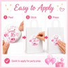 Sweet 16 Birthday Favor Stickers: 120 Paper Round Labels