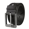 Cartvelli M24s-105 Men's Premium Leather Belt, Black, 105 cm, Made