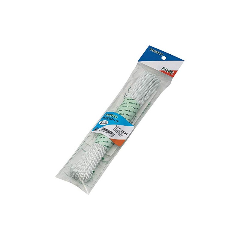 TRUSCO Nylon Rope 6 mm X 10 m with 3