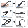 EXVITAL Adjustable Bungee Cords with Hook Elastic Carabiner Bungee Straps