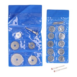 30Pcs Cutting Wheel Discs High Speed Steel Saw Blades with 5 Handles for Rotary Tool