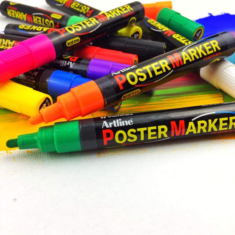 Artline 30mm Giant Poster Marker - Fluoro Orange