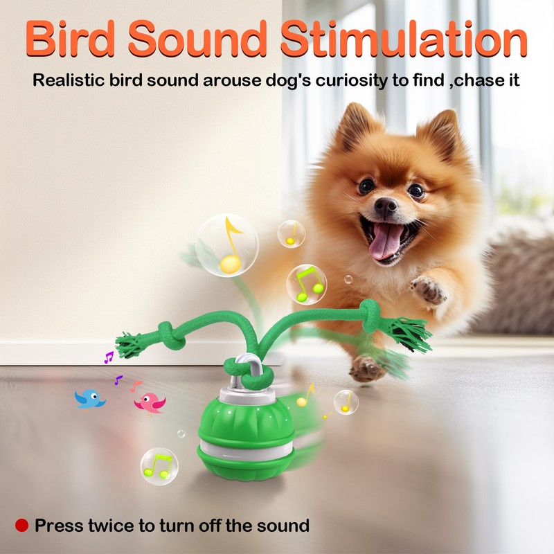 Interactive Dog Toys Rolling Ball for Puppy,Peppy Pet Ball for