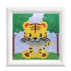 Diamond Painting Set, Tiger and Accessories, Craft Kit for Painting