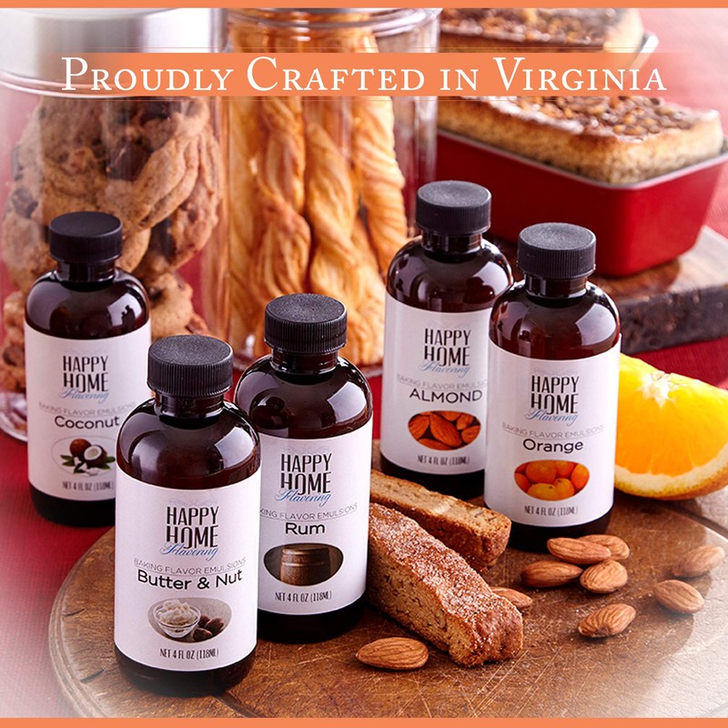 Happy Home Flavoring Natural Orange Baking Flavor Emulsion - Certified