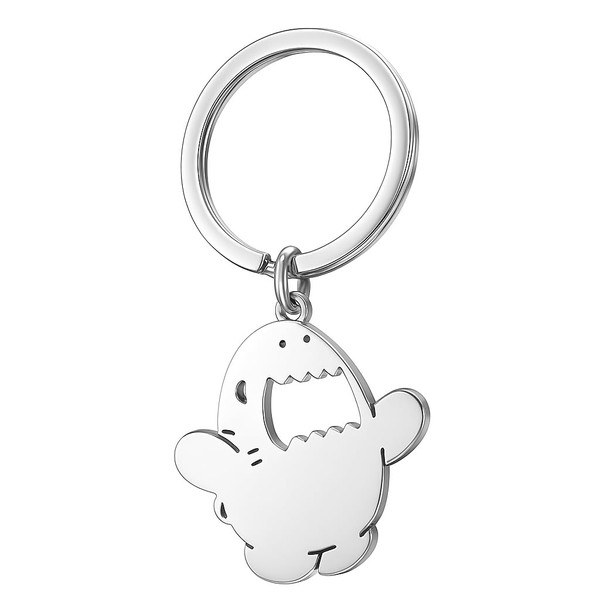 DONWOIE Cute Keychain -Cat and Fish Keychain,Small Keychain Gift for