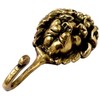 Purpledip 11842 Brass King of Jungle Wall Hook