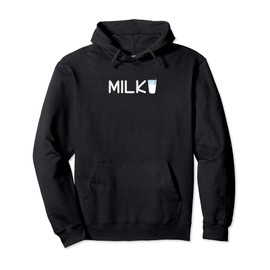 Milk design for a milk lover Pullover Hoodie