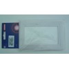 2 X 2 x Double light switch finger plate. White