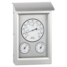 GardenMate Analogue Weather Station Home Barometer Thermometer Hygrometer for Indoor and Outdoor Use
