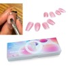 prendre PR-NAIL24C-05 Nail Tips, Clear, 300 Pieces, Matte, Transparent, 15
