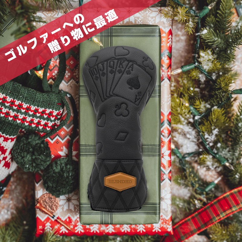 Golf Club Headcovers Poker Design Golf Headcovers Premium Leather Driver