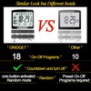 ORIDGET Digital Electrical Timer Plug Socket with 18 On-Off Programs,