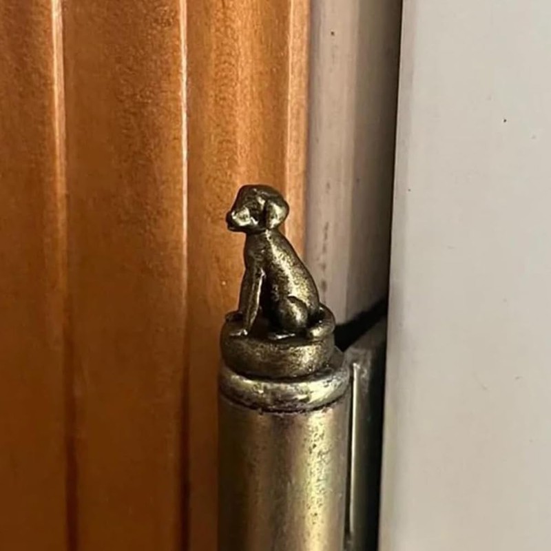 Animal Door Hinge Pin Topper, Magnetic Decorative Hinge Head Cap
