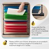 Humyoun 24 Pcs Metal Adjustable File Cabinet Rails Set Include