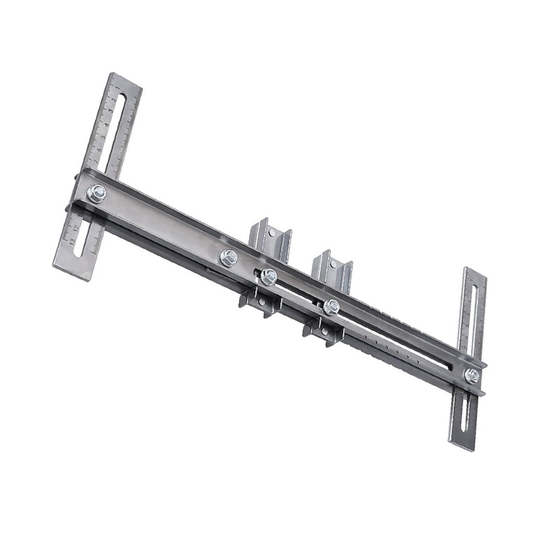 Cabinet Hardware Jig Template Stainless Steel Closet Hanging Rod Locator