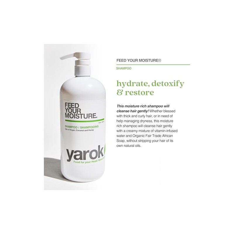 yarok Feed Your Moisture Shampoo (32 oz) by yarok Hair
