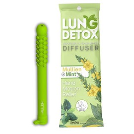 NEW Mullein Lung Detox Chewer with Essential Oils for After Quitting Help to Detox and Reduce Cravings Naturally Oil Breath Stick for Smoking