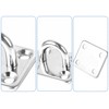 KOMUNJ 4 Pieces Eye Plate Stainless Steel Deck Plate Eye