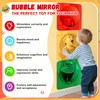 Geiserailie 3 Pcs Sensory Wall Bubble Mirrors, 10 x 10