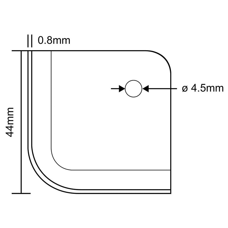 Large Standard Metal Protective Case Corner Piece