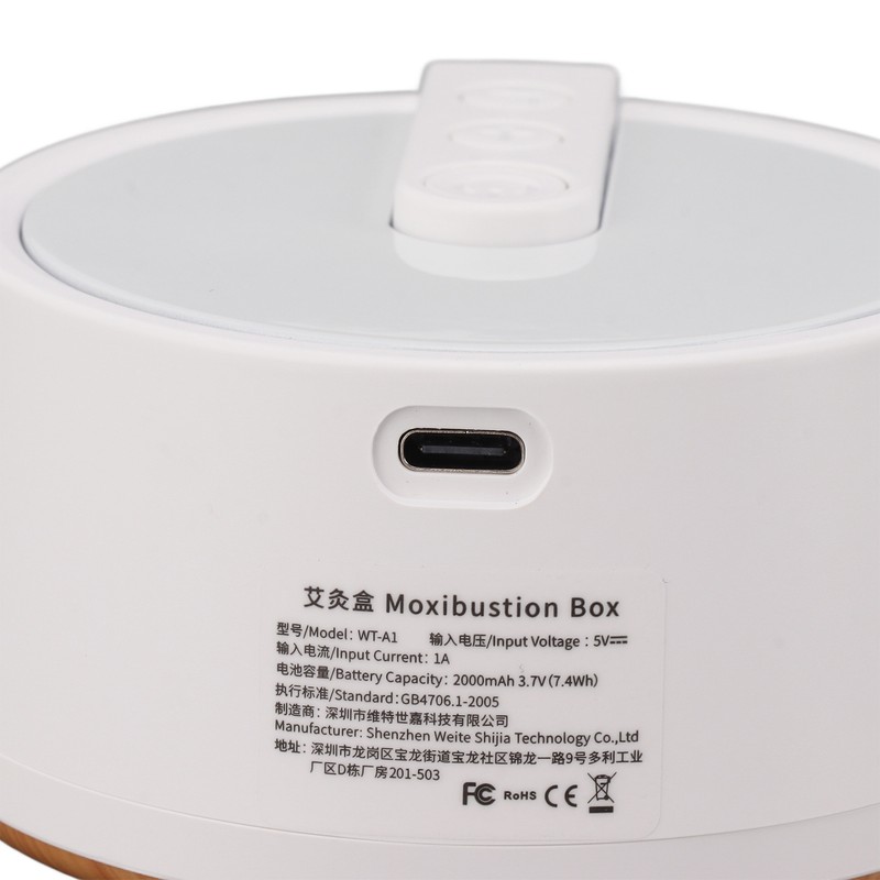 Smokeless Moxibustion Box Electric Moxa Device Kit Effective Smart Moxa