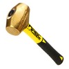 ABC HAMMERS Brass Drilling Hammer - 4 lb. Non-Sparking Hammer