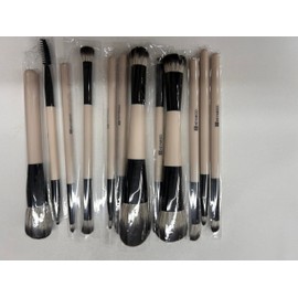 HEYMKGO Pinselset Makeup 12PCS Doppelseitiges Professionelles Makeup Pinsel Set - Synthetisch für Foundation, Puder, Contour, Blush, Lidschatten & Mehr mit Aufbewahrungstasche