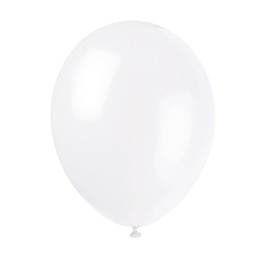 Unique Party 56842 - 12" Latex Linen White Balloons, Pack of 50