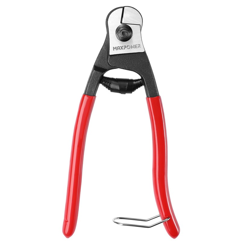 MAXPOWER Wire Cutter, 8-Inch Wire Rope Cutters for Steel Wire,