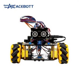 Acebott Robot Smart Car DIY Kit - 4WD Programmable Robot - Educational Toy - ACEBOTT