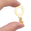 Uadme Brass Ring Cable Lug, 540 Pieces Ring Terminal Kit,