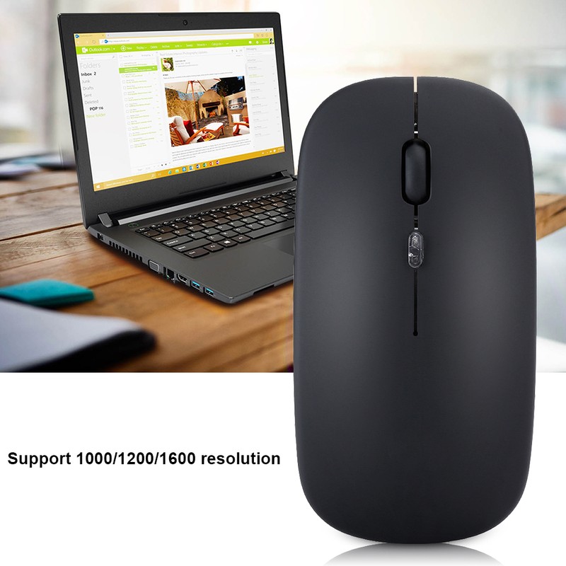 HXSJ Wireless Mouse Colorful Luminous DualMode Rechargeable for Bluetooth 2.4G