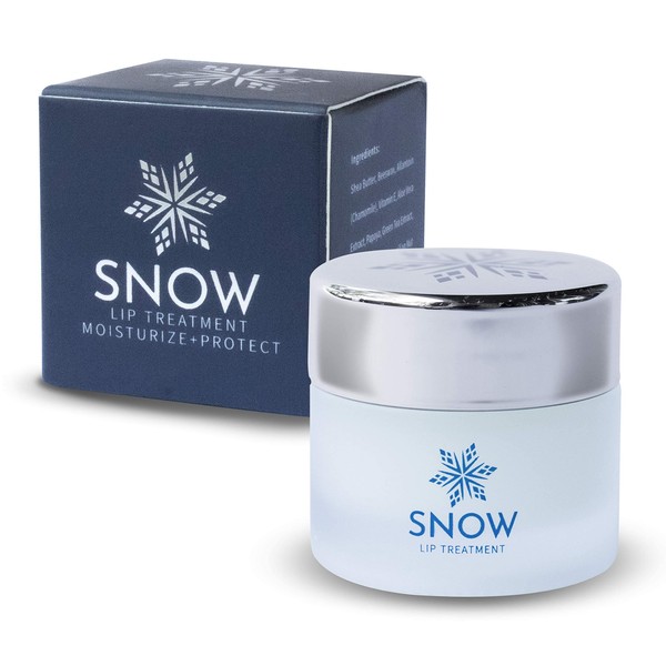 Snow Rejuvenating Lip Treatment with Hyaluronic Acid | Moisturizing Lip Balm for Youthful-Looking Lips, Hydrating Lip Balm and Lip Moisturizer, Lip Moisturizer for Very Dry Lips