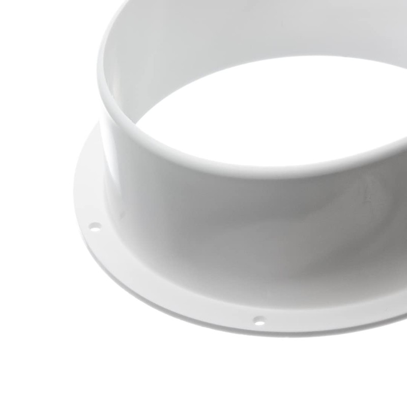 150mm / 6 Inch Straight Duct Connector - Wall Flange