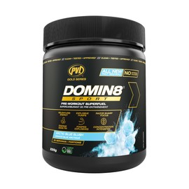 PVL Gold Series Domin8 Sport | pre-workout Superfuel | Artic Blue Slush | 225 G