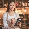 Presentador de Cheques para Restaurantes Soporte para Cheques de Invitados