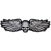 Hot Leathers-PPA6810 Skull and Wings Patch (Multicolor, 5" Width x