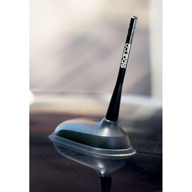Walser 16968 Sparco SPC Urban Car Aerial, Black/White