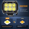 Nilight 4PCS 4 Inch 18W Spot Led Light Bars LED