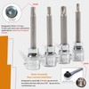 johntruck 4 Pack Clutch Head Bit Socket Set Used with